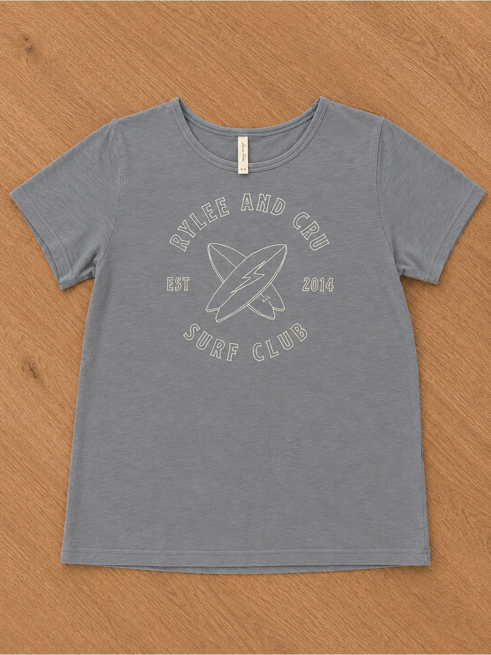 Rylee + Cru Slate Blue Surf Club Tee